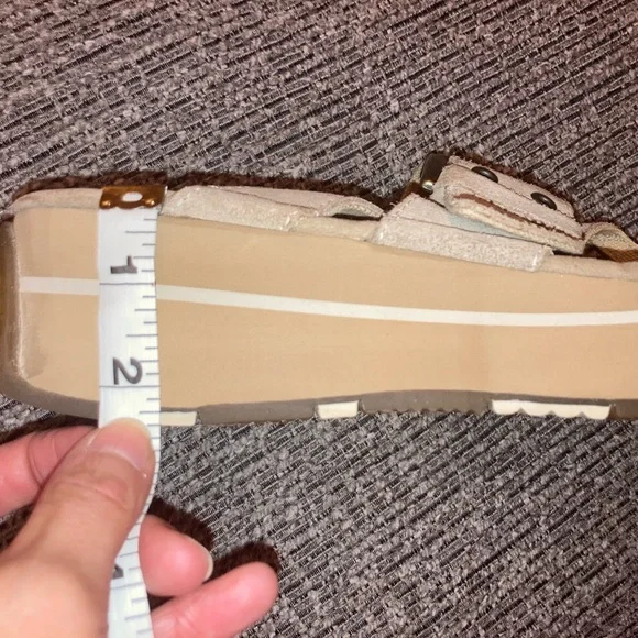 Report Beige Buckle Sandals - Picture 3 of 3